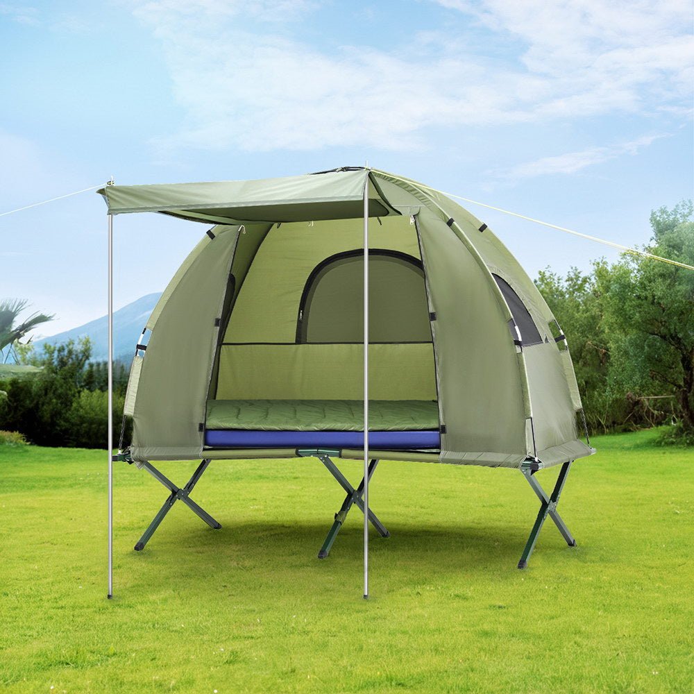 Weisshorn 5 - in - 1 Camping Tent Cot 1 - person Air Mattress Camping Bed - RoamAU