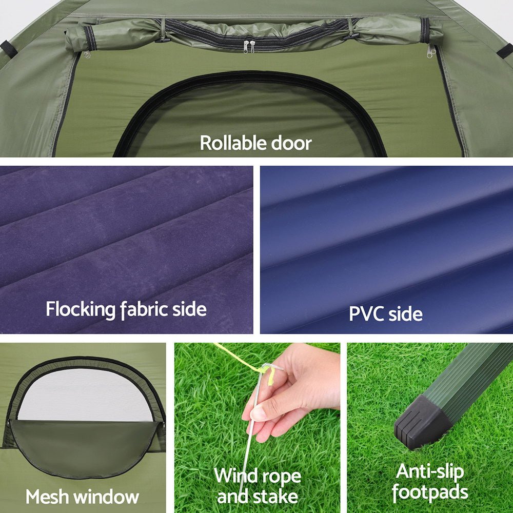 Weisshorn 5 - in - 1 Camping Tent Cot 1 - person Air Mattress Camping Bed - RoamAU