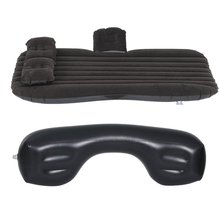 Weisshorn Car Mattress 134x78 Inflatable SUV Back Seat Camping Bed Black - RoamAU