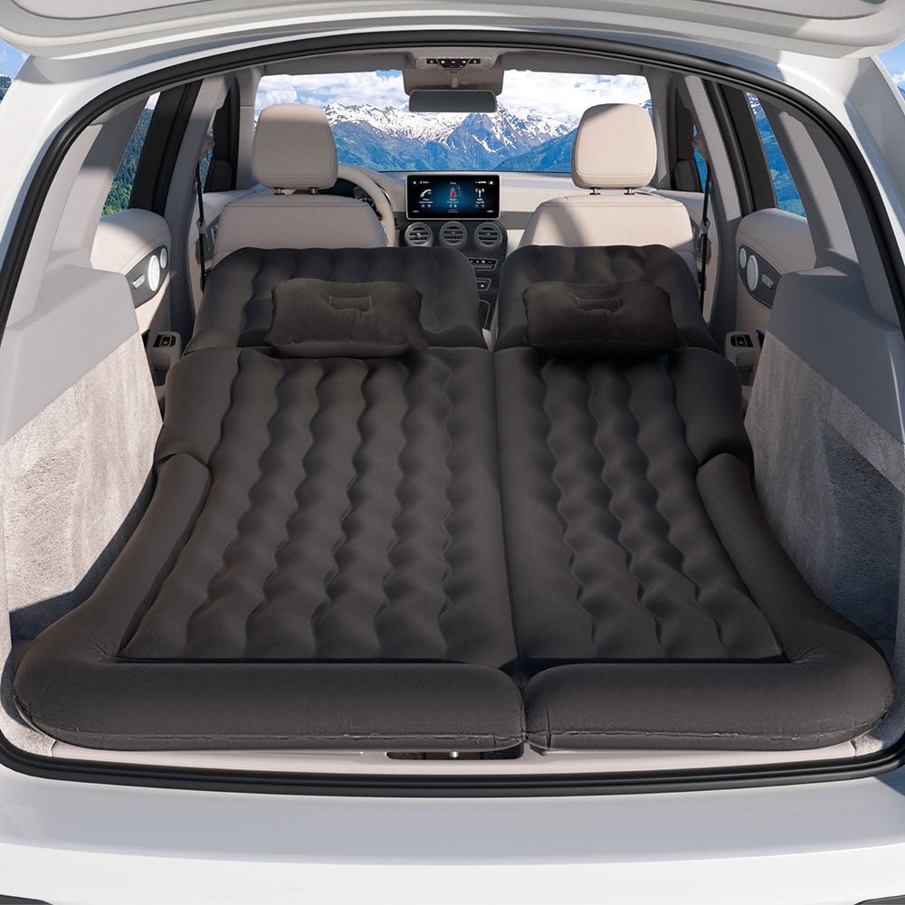 Weisshorn Car Mattress 175x130 Inflatable SUV Back Seat Camping Bed Black - RoamAU