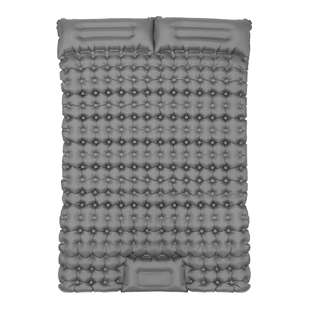 Weisshorn Self Inflating Mattress Camping Sleeping Mat Air Bed Double Pillow Bag - RoamAU